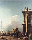 West Wall Art - Venice The Piazzetta Looking South-west towards S. Maria della Salute